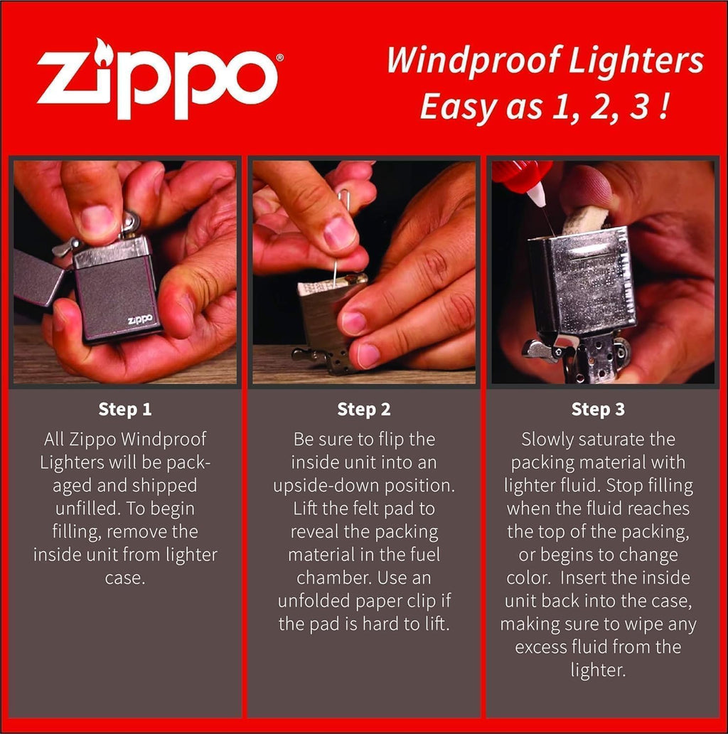 Armor Sterling Silver Zippo Lighter with High Polished Finish, # 26, New in Box
