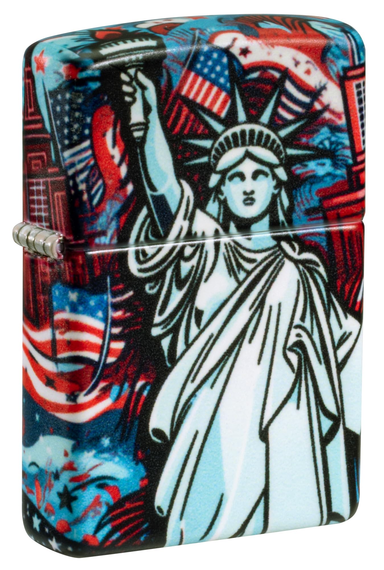 Zippo American Icons Emblem Street Chrome Pocket Lighter